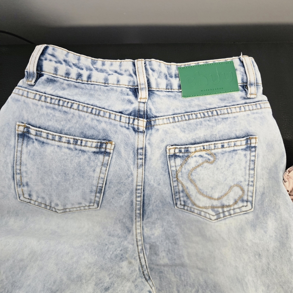 Brand New without tag,  Light Blue Acid Wash Jeans